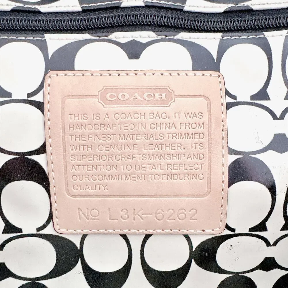 COACH Y2K HAMPTON WEEKENDER LARGE ADJUSTABLE TOTE TRAVEL BAG